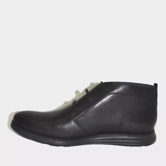 New! Cole Haan Øriginal Grand Chukka Boot Black Leather C28212 11.5 M DD273A main image 4